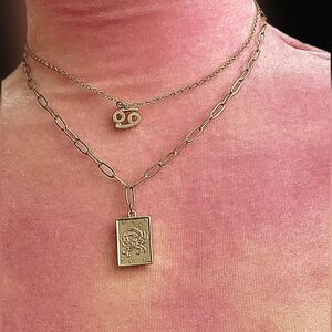 Claire's Zodiac (Cancer) Choker Necklace